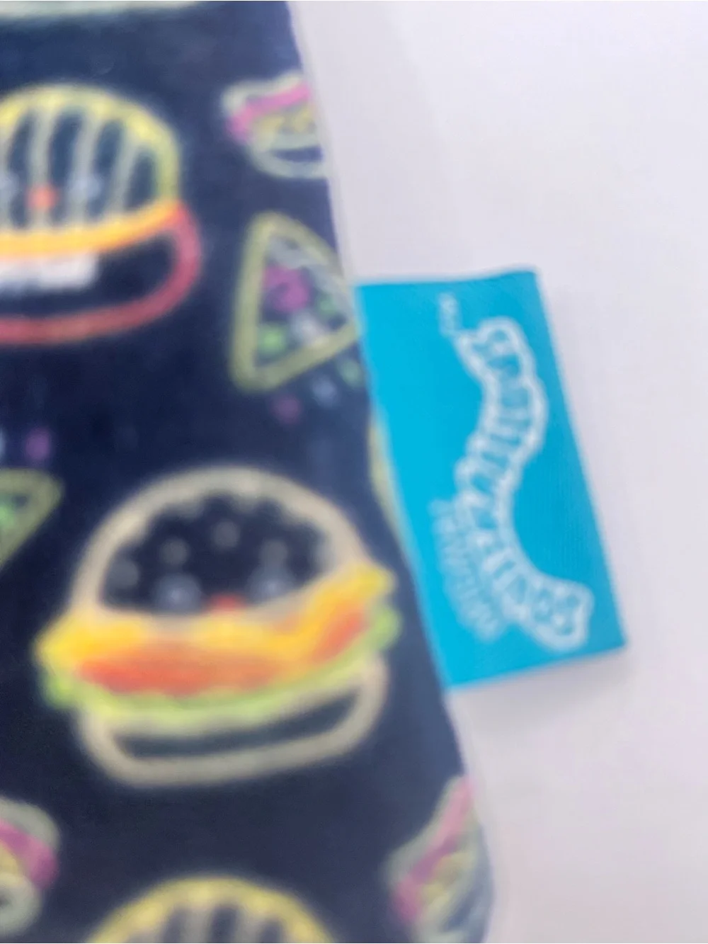 Squishmallows 'Sun's Out Buns Out' Burger Zip Pouch/Cosmetic Bag/Travel Bag